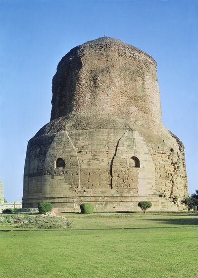 View of Dhamekh Stupa by Unbekannt Unbekannt